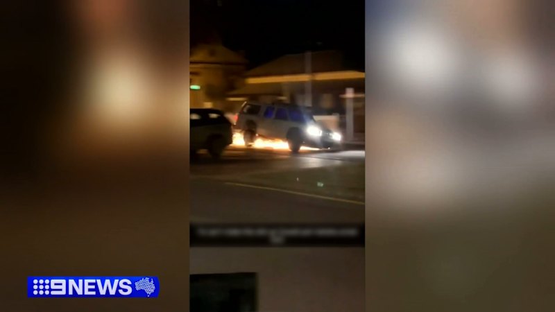 Police chase seen by pub-goers on Friday night