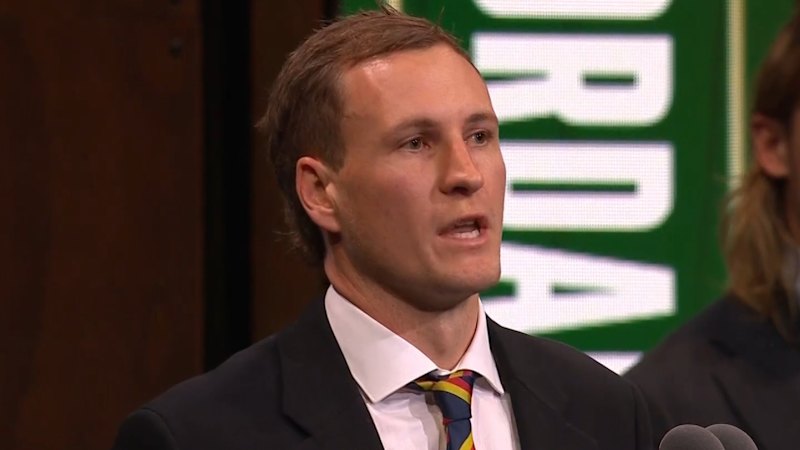 Jordan Dawson shares important message to crowd