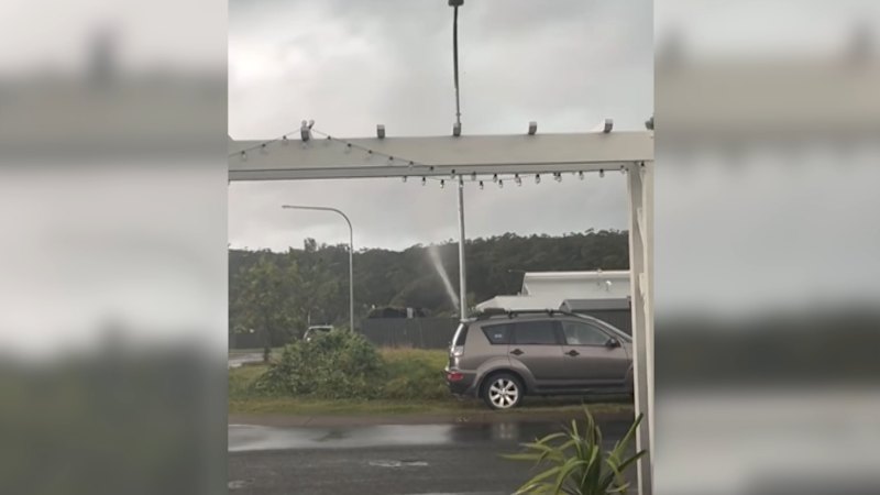 Tornado seen south of Sydney