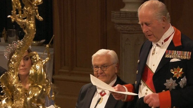 German President State Banquet underway