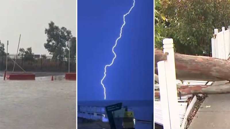 Clean-up underway as ‘dynamic’ storm conditions lash Victoria