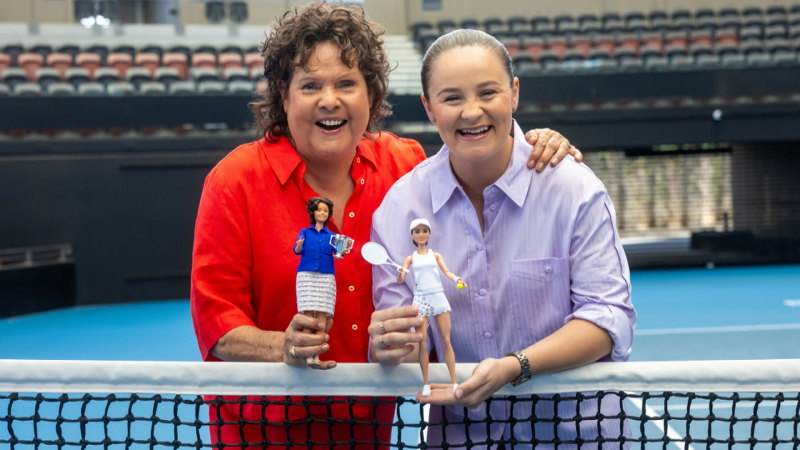 Ash Barty and Evonne Goolagong Cawley honoured with Barbie dolls