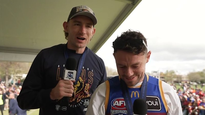 Video: Harris Andrews Responds to Bailey Smith Shove