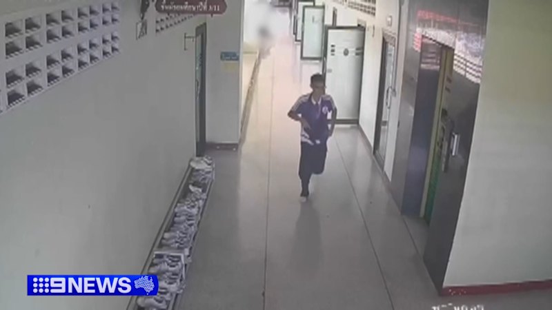 Chilling video emerges from fatal Thailand high school shooting