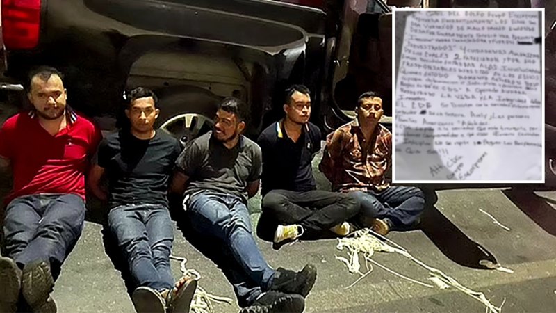 Meksikalı uyuşturucu karteli, adam kaçırma suçundan beş üyesini teslim etti