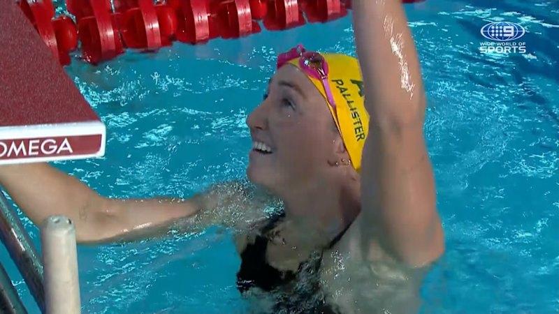 Lani Pallister defeats Katie Ledecky to win women’s 800m freestyle