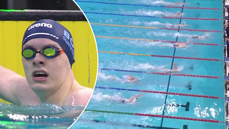 Rising star claims 200m final in sizzling time