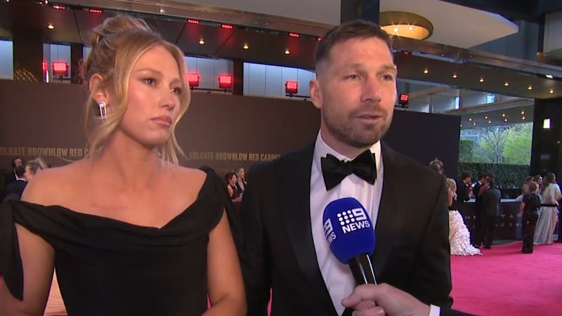 Toby Greene explains reasons for leaving Greater Western Sydney on Brownlow Medal red carpet