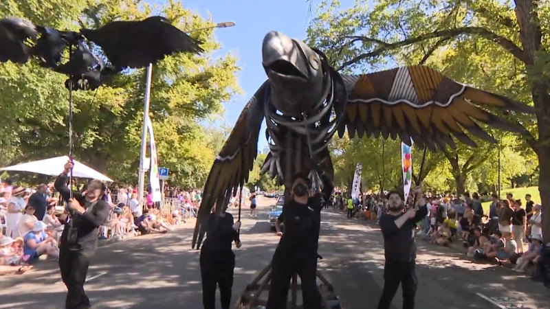 Melbourne celebrates Moomba parade