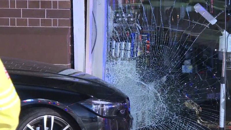 Car ploughs through shopfront in Sydney’s inner-west
