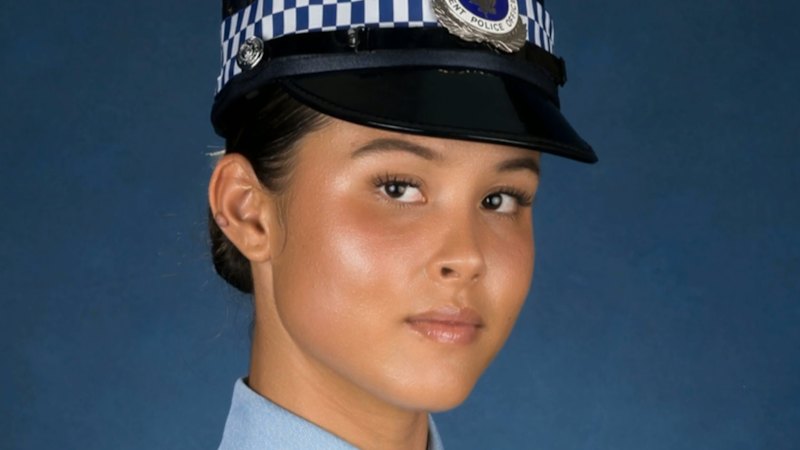 Hundreds gather to honour young officer killed on duty