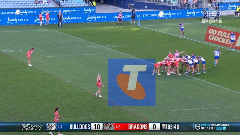 Dragons score off scrum play