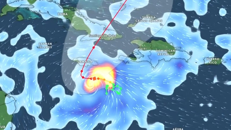 Jamaica on alert as Hurricane Melissa intensifies