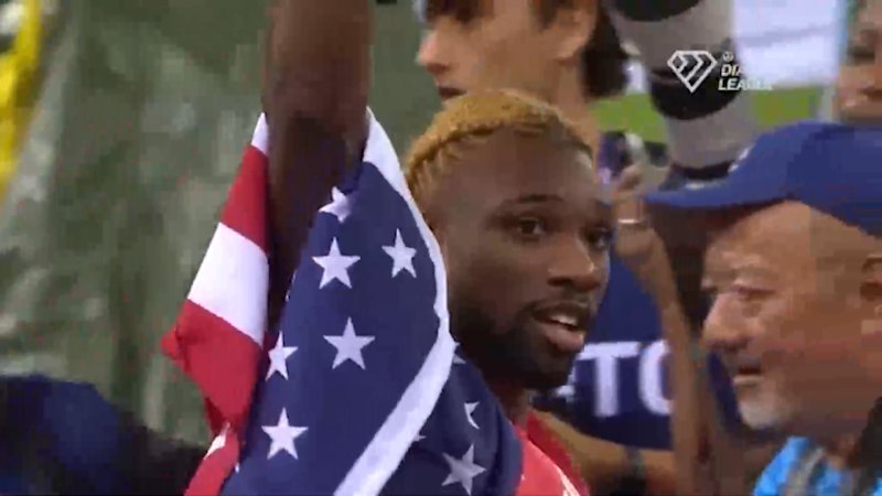 Lyles defeats Tebogo in 200m sprint