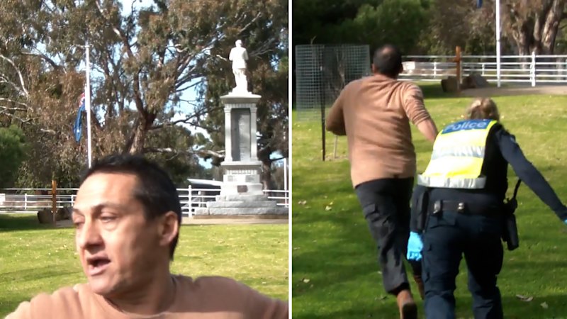 Dezi Freeman flees police during the pandemic