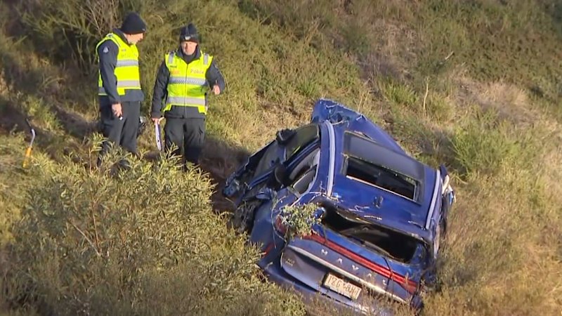 Six teenagers seriously injured in alleged high-speed stolen car rollover