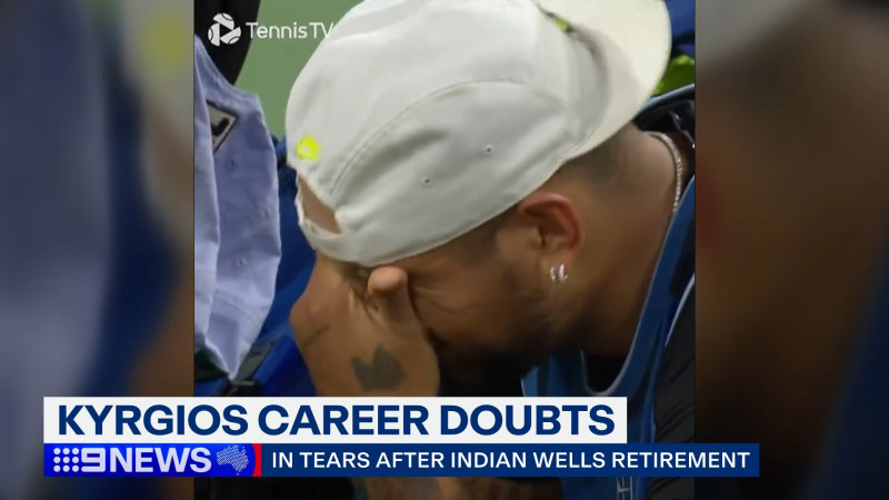 Kyrgios career doubts after tearful retirement