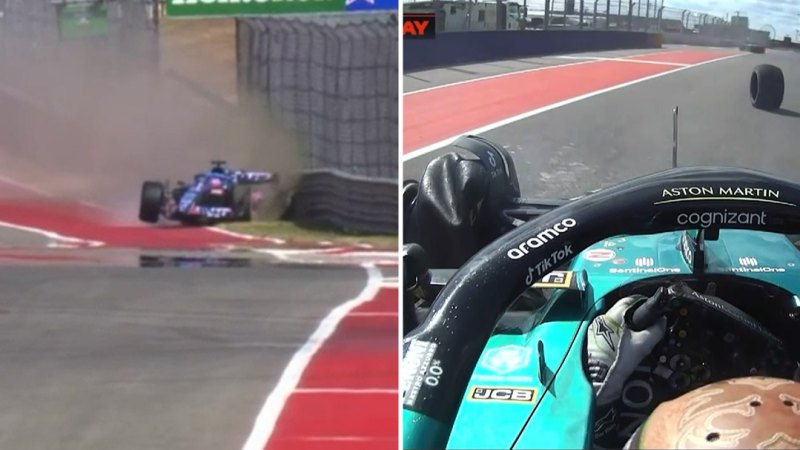 Alonso and Stroll collide in Texas