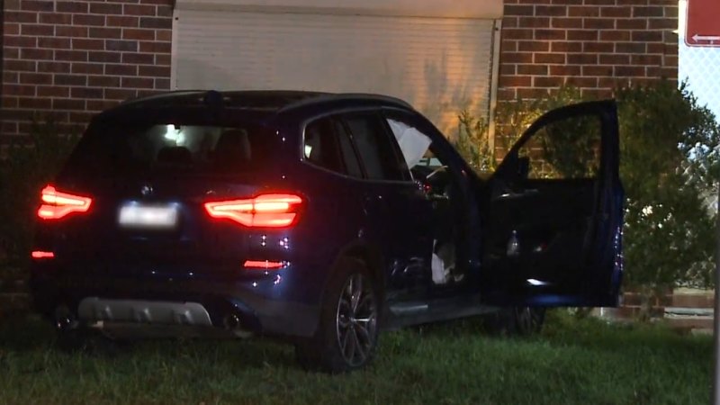 Car smashes through bedroom in Sydney’s west