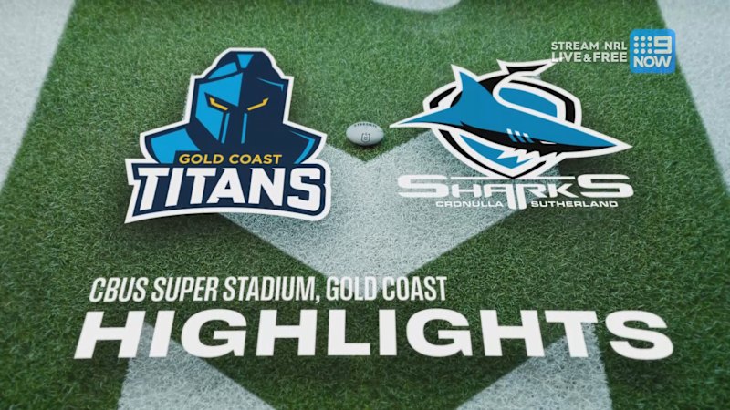 Titans face Sharks in Round 25 of the 2026 NRL Premiership