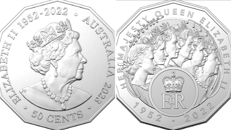 New Queen Elizabeth II coin celebrates monarch's 70-year reign