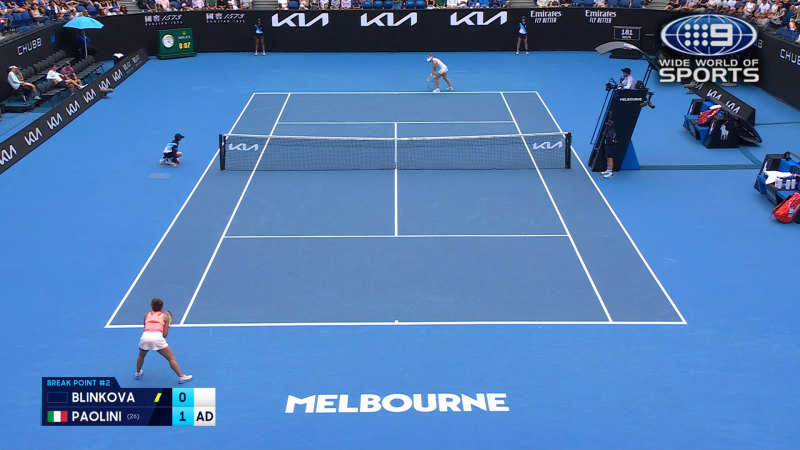 Australian Open Highlights: Anna Blinkova v Jasmine Paolini
