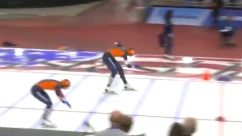 Jutta Leerdam prehitela tekmico Femke Kok v finalu na 1000 metrov v hitrostnem drsanju