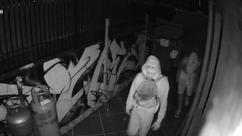 CCTV shows masked offenders in Brisbane home invasion
