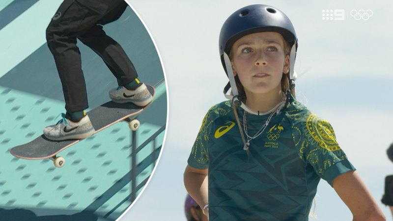 Aussie skateboarding teen nails first 'trick'