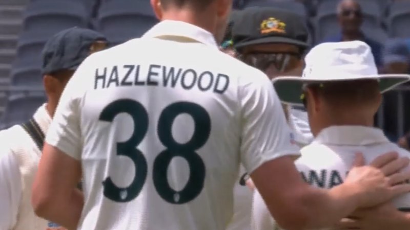 Hazlewood gets first breakthrough for Australia