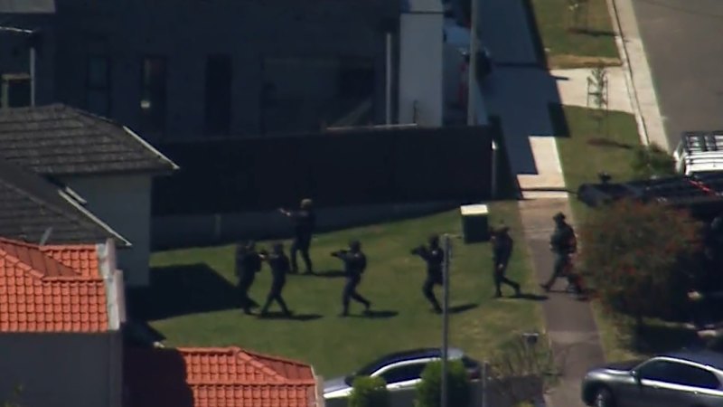 Four men on the run after alleged armed home invasion