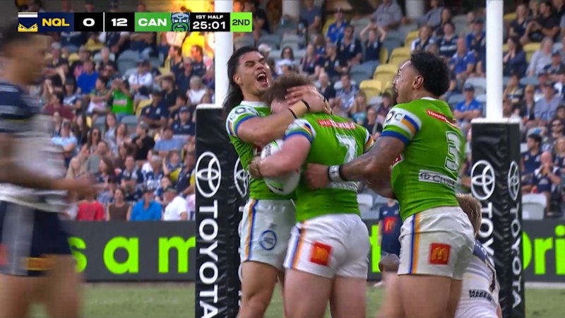 Coby Black scores debut try as Raiders edge out opponent