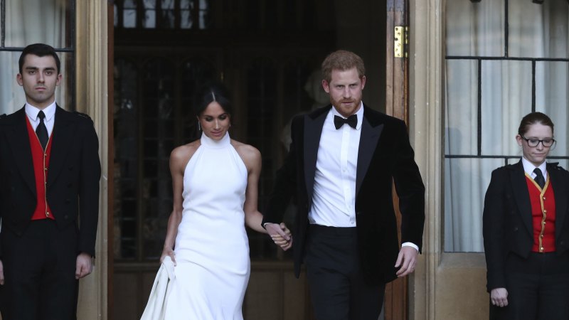 Meghan Markle the hero in a halter neck