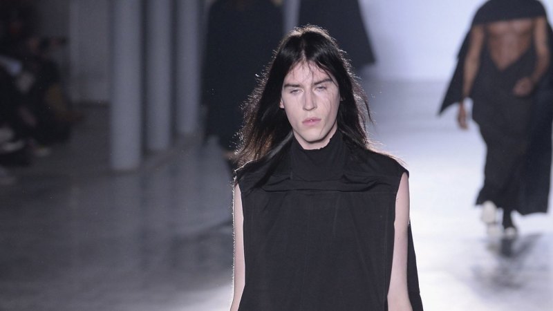 Fashion designer Rick Owens puts men's genitals on the catwalk for