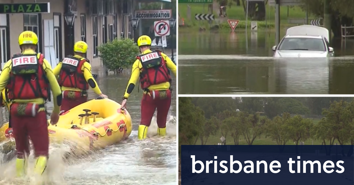 Beberapa komunitas di tenggara Queensland banjir untuk kedua kalinya dalam beberapa bulan