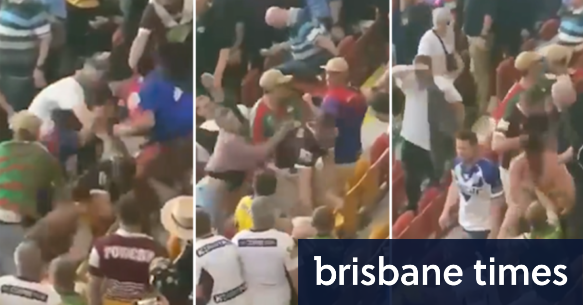 Fans bertukar pukulan di Putaran Ajaib NRL