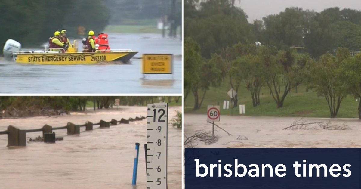 Komunitas tenggara Queensland dibanjiri oleh air banjir lagi