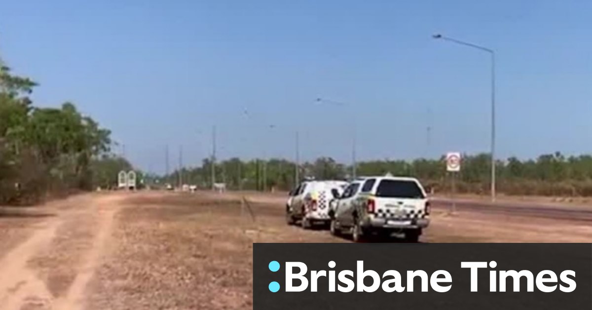 Military vehicle crashes in Darwin