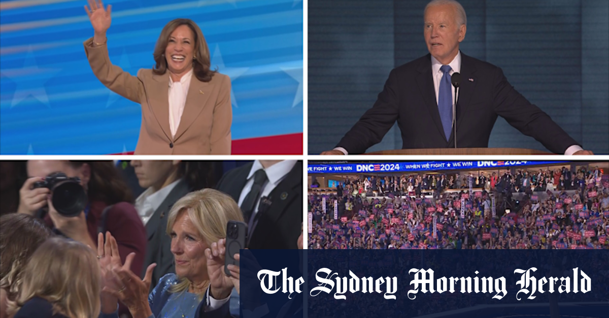 Biden, Harris take stage on day one of Democratic National Convention
