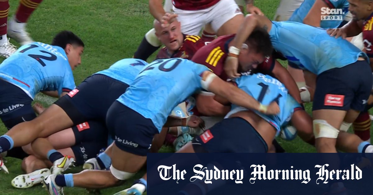 Game-winning try secures unlikely Waratahs win