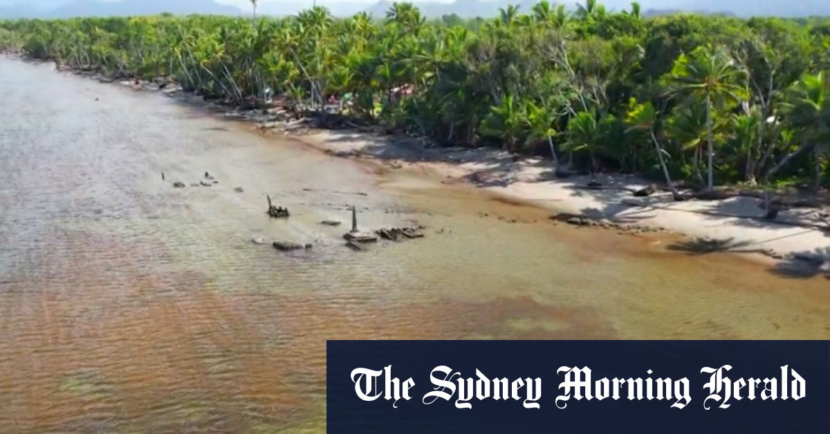 The tiny village slowly slipping into the ocean