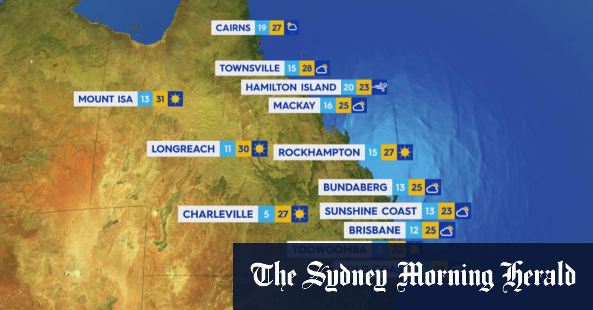 National weather forecast for Friday August 25