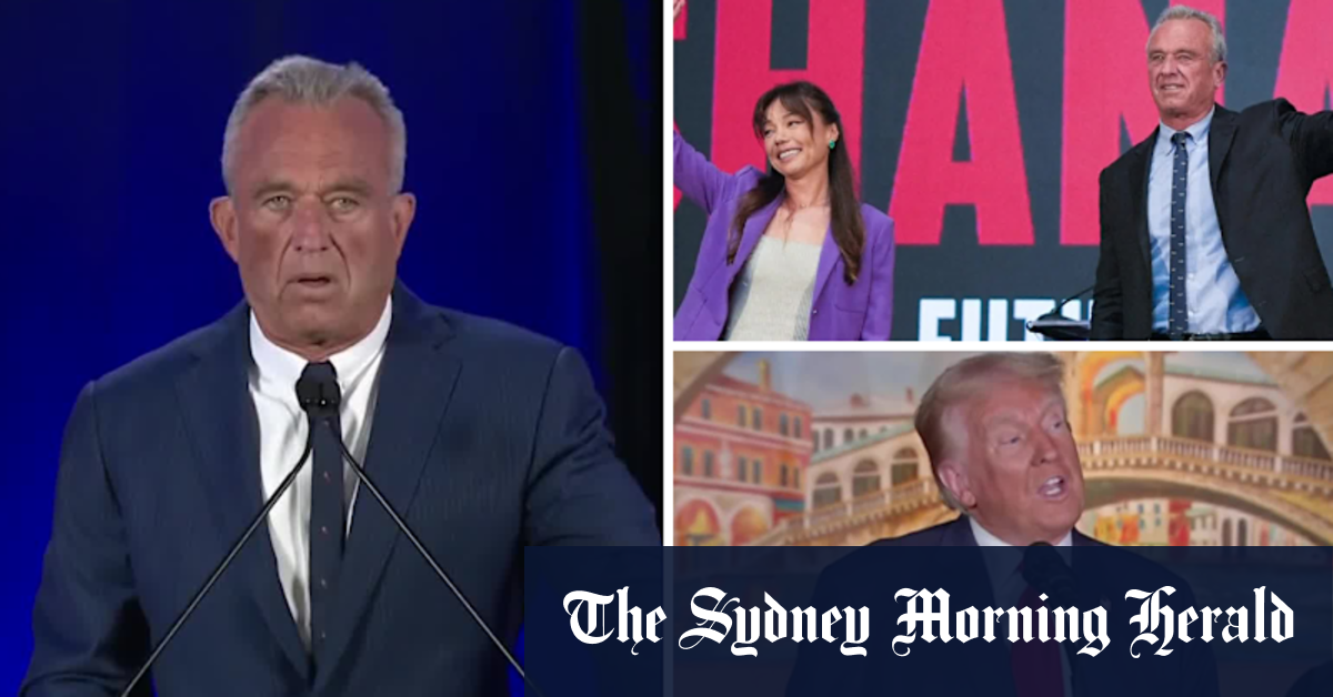 RFK Jr drops out of presidential race and endorses Trump