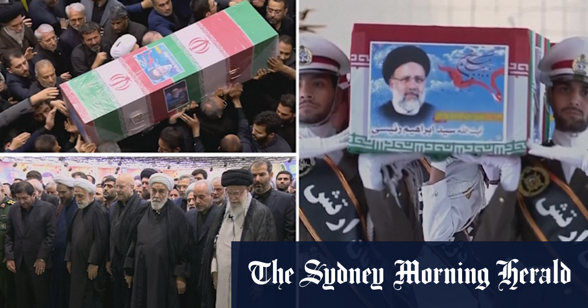 Big crowds in Iran’s capital for president’s funeral