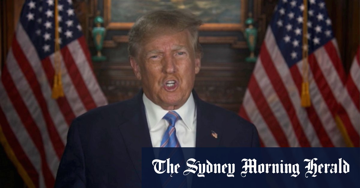 Donald Trump Posts Video Message Addressing Impeachment