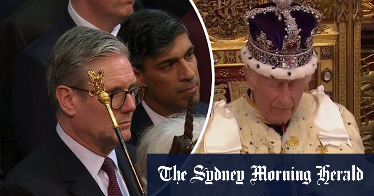 King Charles opens UK parliament with speech on behalf of new government