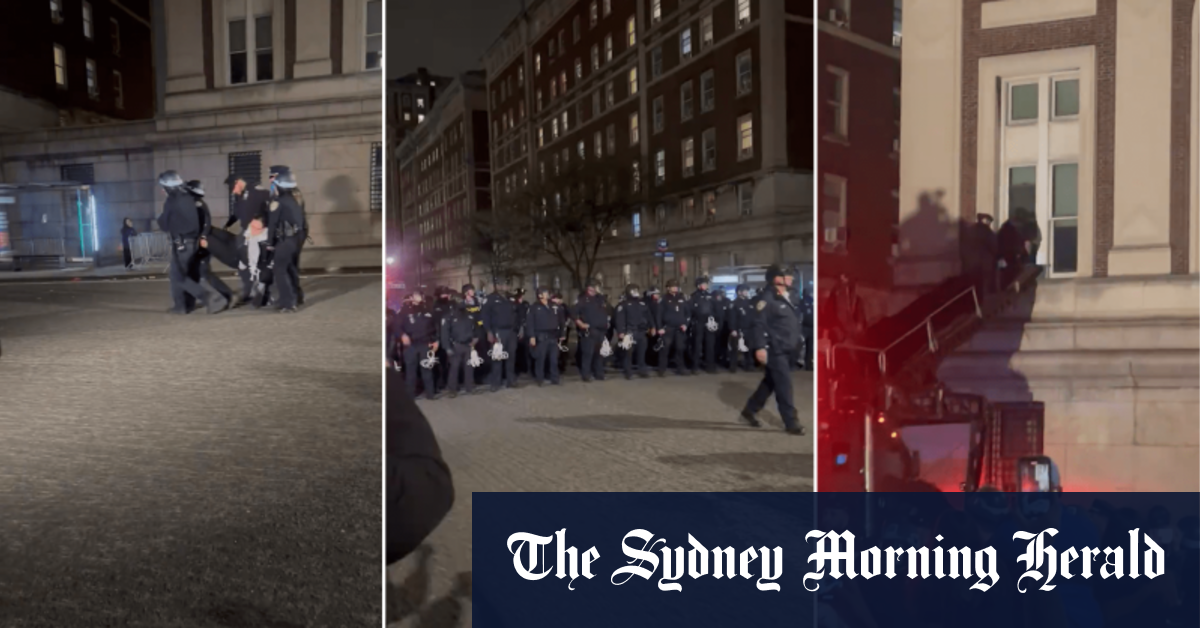 Police arrest dozens of pro-Palestinian protesters at prestigious NY university