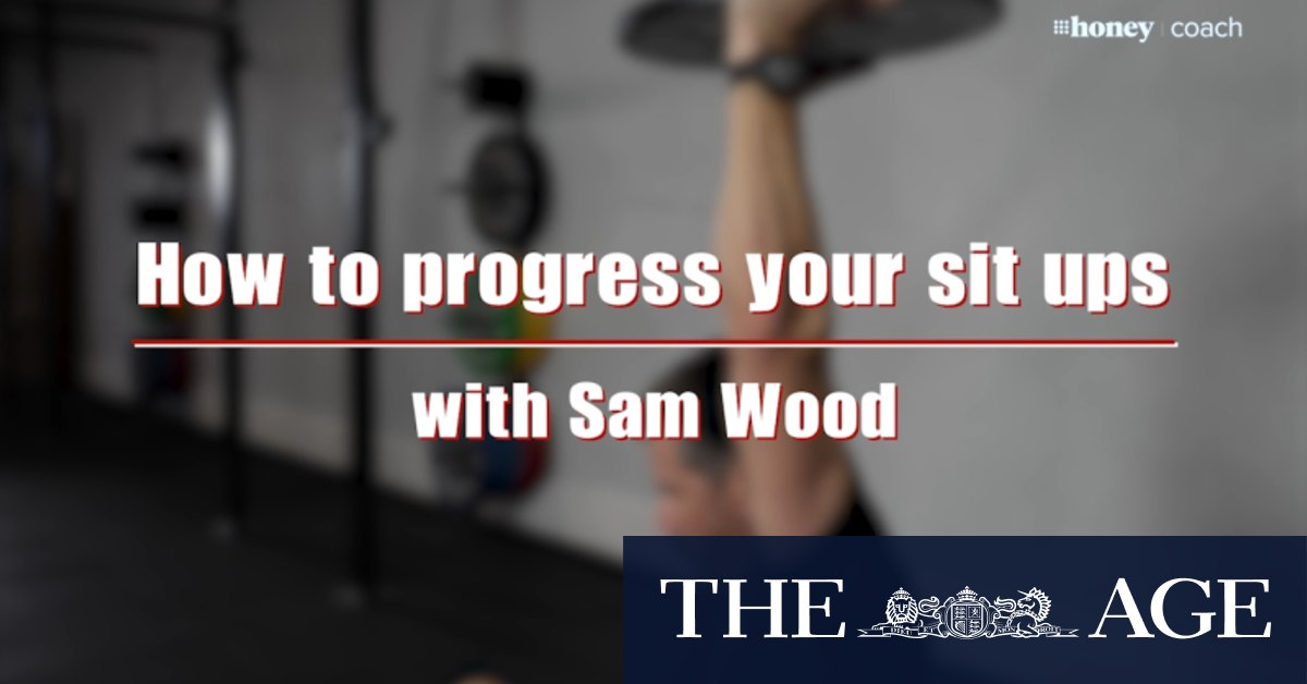 How to progress your sit ups with Sam Wood