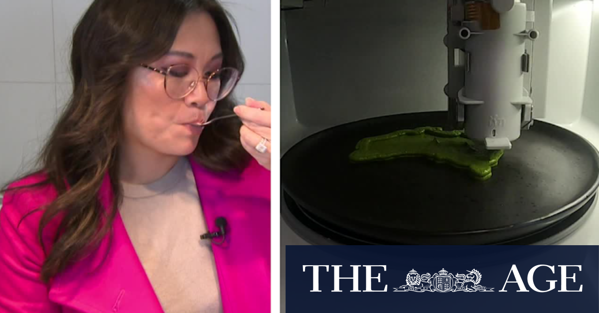 3D-printed food created by Perth university