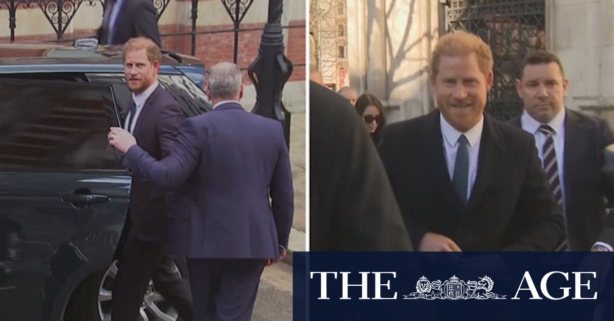 Prince Harry a no-show at London court on first day of phone hacking trial